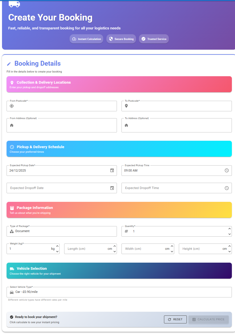 Client portal screenshot 2