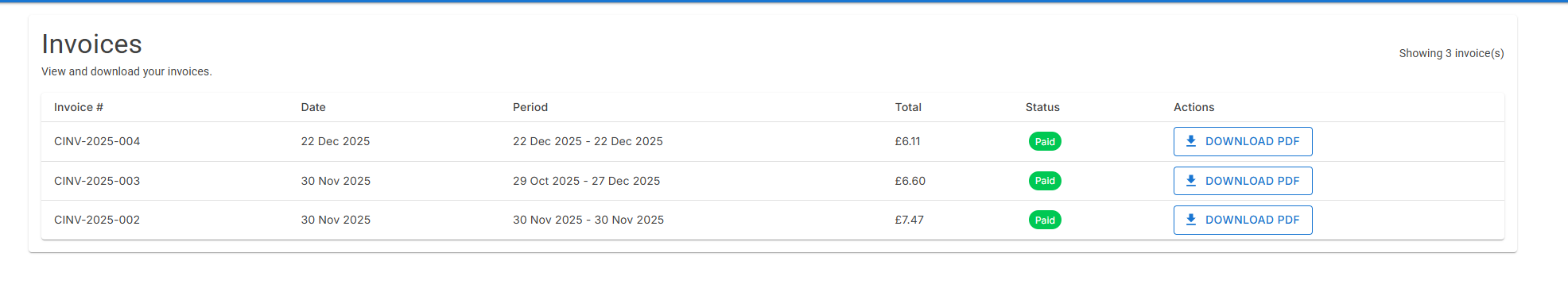 Client portal screenshot 4