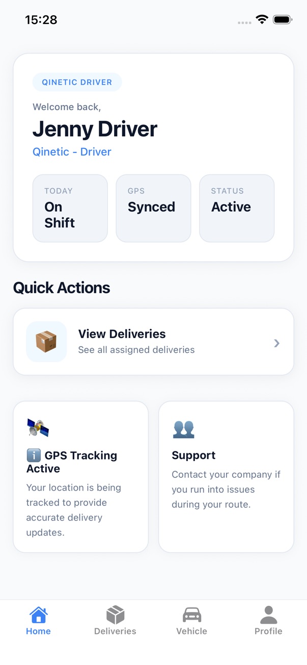Driver app screenshot 3