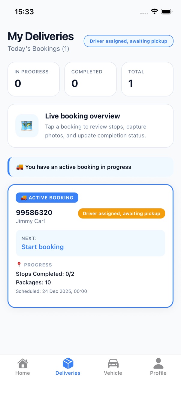 Driver app screenshot 4